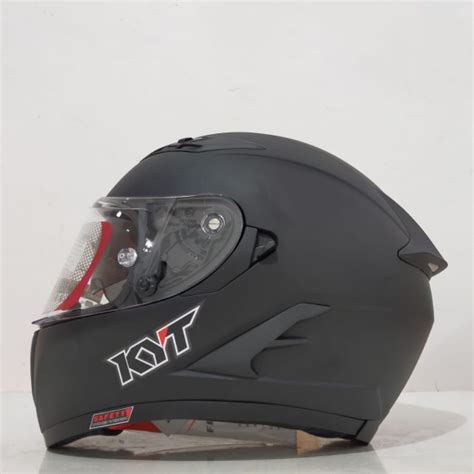 Jual Helm KYT Falcon FR Solid Black Doff Ongkir Termurah 2kg