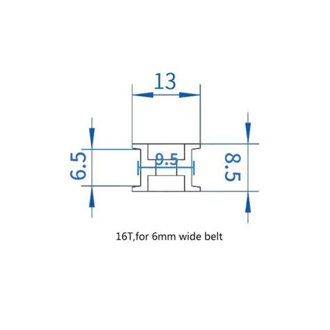 Cikonielf Poulie D Imprimante D Pi Ces En Aluminium Gt Poulie De