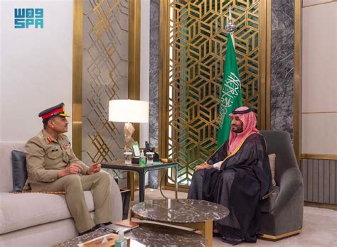 COAS Calls On Saudi Crown Prince During His Official KSA Visit