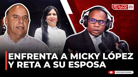 Ram N Tolentino Enfrenta A Micky L Pez Y Reta A Su Esposa A Retirarse