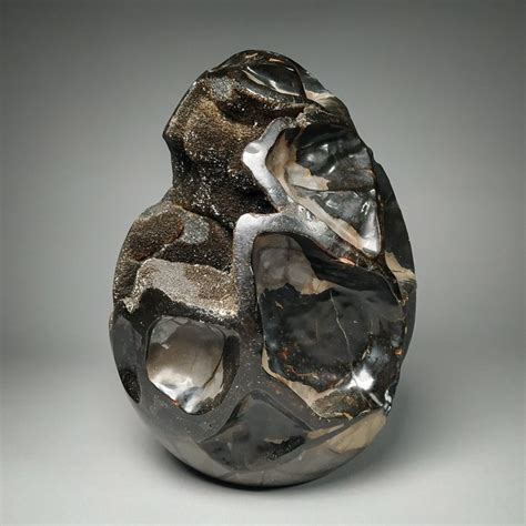 Dragon Stone -Septaria egg fragment Egg - 20×14×14 cm - - Catawiki