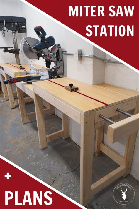 Miter Saw Station | Build Plans | DIY Montreal