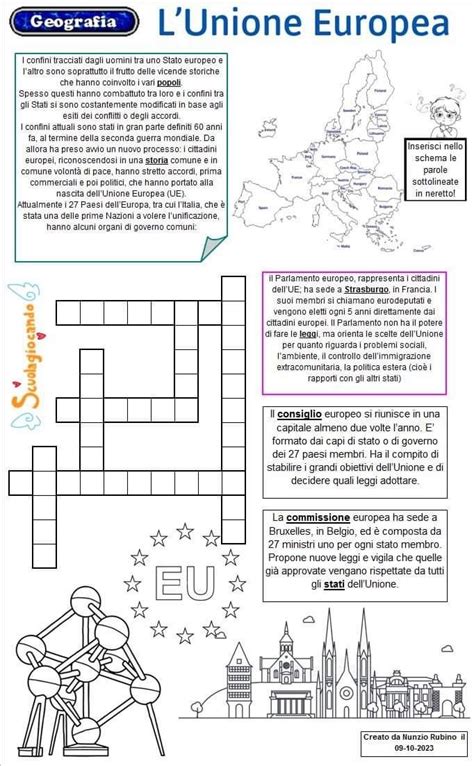 Schede Didattiche Unione Europea Pdf Artofit