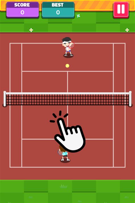 🕹️ Play Tennis Game: Free Online Pong Tennis Arcade Video Game for Kids ...