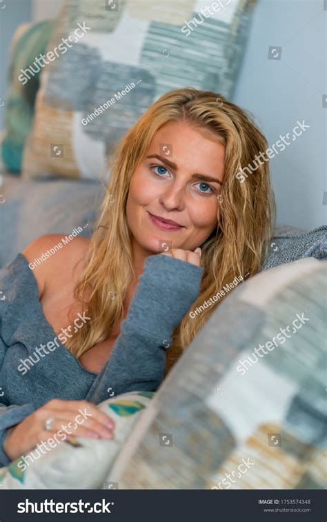 Gorgeous Blonde Model Enjoys Day Home Stock Photo 1753574348 Shutterstock