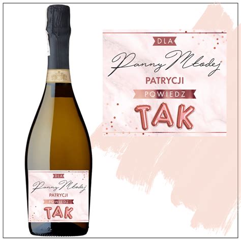 Powiedz Tak Prosecco Villa Camelie Prosecco Na Prezent Alkohol Na