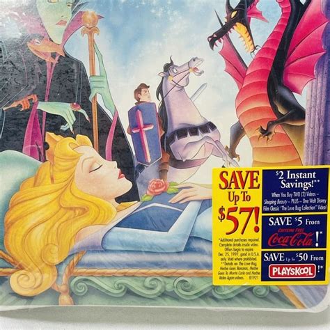 Sealed Sleeping Beauty Vhs Limited Edition Disney Masterpiece