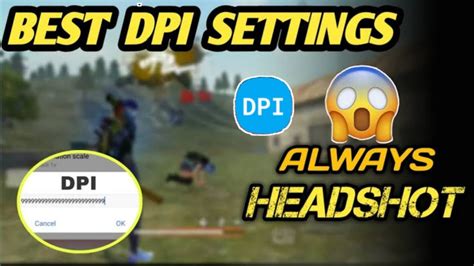 Best Dpi Settings For Free Fire Dpi App How To Change Dpi In Free