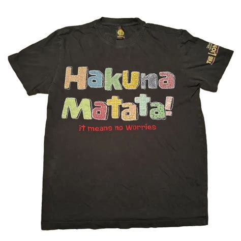 Lion King Hakuna Matata It Means No Worries Disney The Broadway Musical