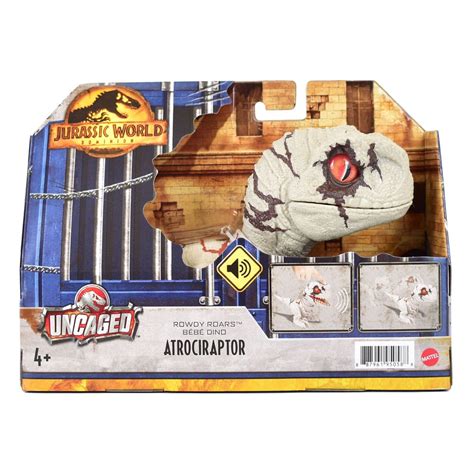 Jurassic World Dominion Uncaged Rowdy Roars Action Figure Atrociraptor