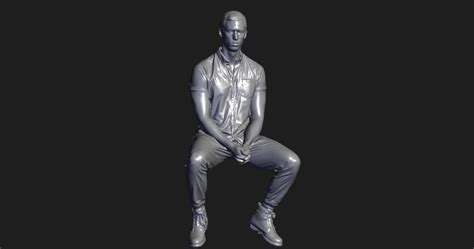 Human Body Scan--3D Scanned by Revopoint RANGE 2 3D Scanner by ...