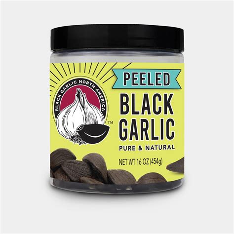 Black Garlic North America™ Buy Peeled Black Garlic 1 Pound 16oz