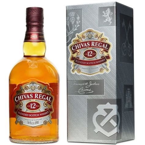 WHISKY CHIVAS REGAL 12 AÑOS ESTUCHE 700CC La Bebida De Tus Fiestas