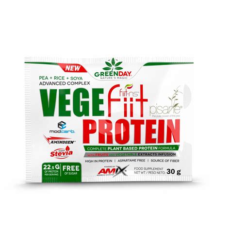 Greenday Vege Fiit Protein Double Chocolate G Amix Nutrition