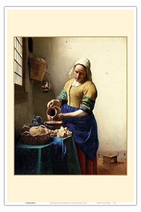 The Milkmaid The Kitchenmaid From An Original Color Painting By