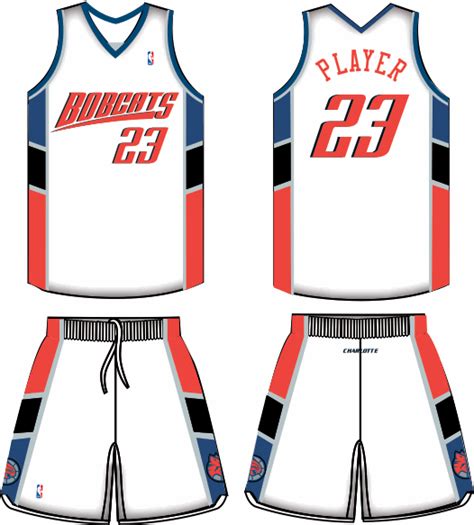 Charlotte Bobcats Uniform Home Uniform National Basketball