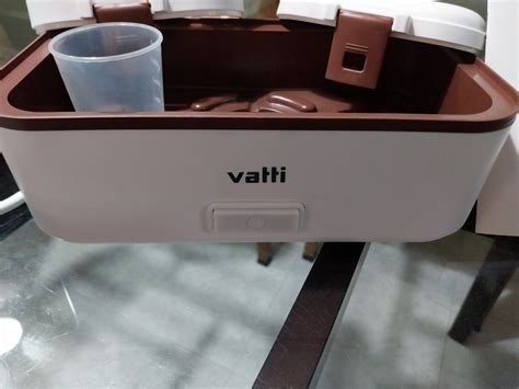 Vatti Double Layer Portable Electric Stainless Steel Lunch Box Can