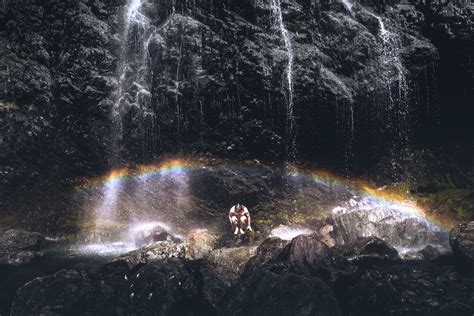 Rainbow Waterfall Photos, Download The BEST Free Rainbow Waterfall ...