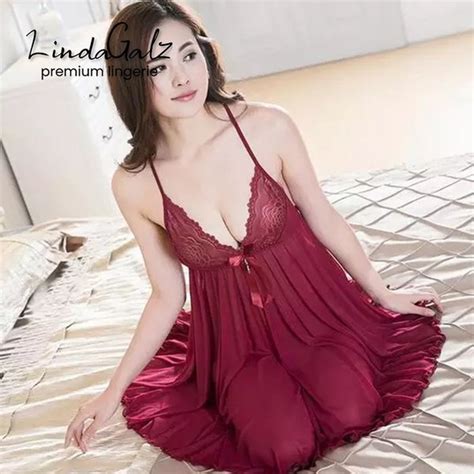 Jual Lingerie Sexy Big Size Baju Tidur Wanita Seksi Jumbo Babydoll