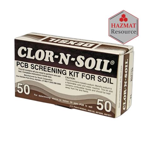 Clor N Soil Pcb Soil Test Kit Hazmat Resource Inc