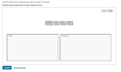 Solved Identify Whether Each Molecule Given Below Is Polar