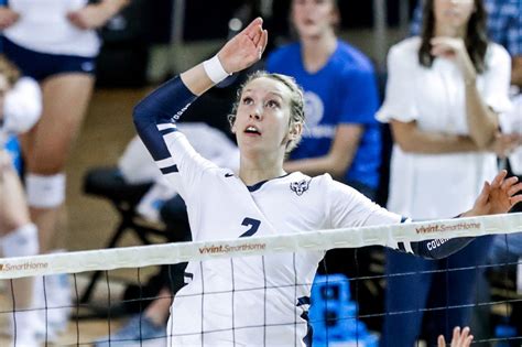 No 9 Byu Womens Volleyball Sweeps Gonzaga Vanquish The Foe