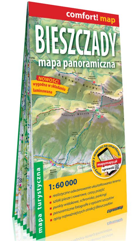 Bieszczady Mapa turystyczna Opracowanie zbiorowe Książka w Empik