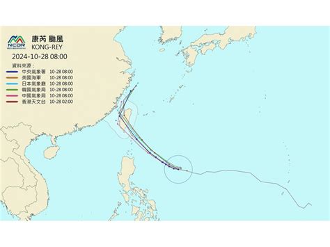 康芮颱風動態路徑預測曝光各國一致12縣市暴風圈侵襲率逾90何時風雨最劇颱風假一次看 今周刊