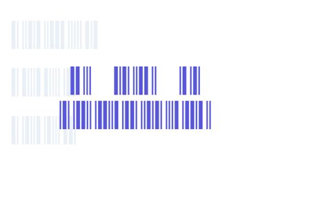 3 of 9 Barcode - Font Free Download