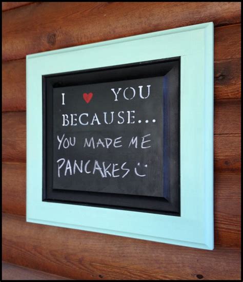 I Love You Because Chalkboard Via Etsy Crafts Diy Crafts