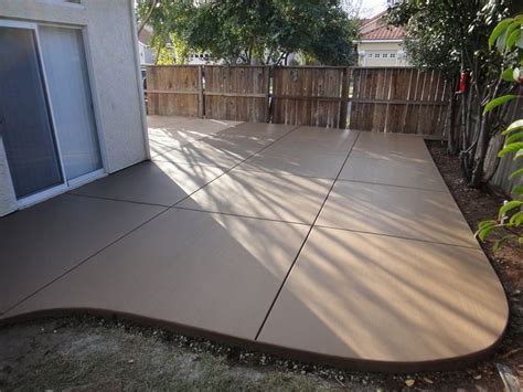 Colored Concrete Patio In Vacaville - Solano County | Yolo County ...