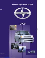 Scion Xb Compact Car Manuals