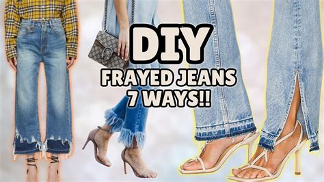 Denim Trends Easy Ways To Fray Jeans Diy With Orly Shani Youtube