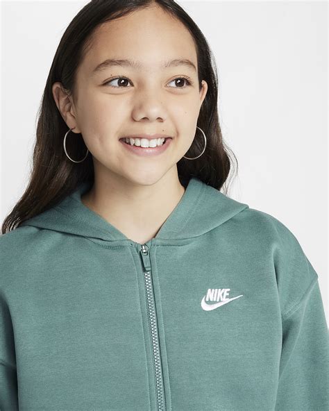 Sweat Oversize Capuche Et Zip Nike Sportswear Club Fleece Pour Ado