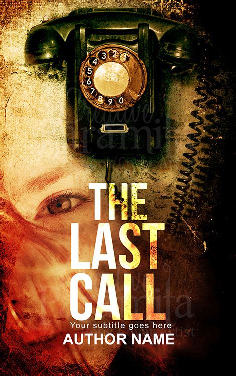 The last call phone thriller book cover design