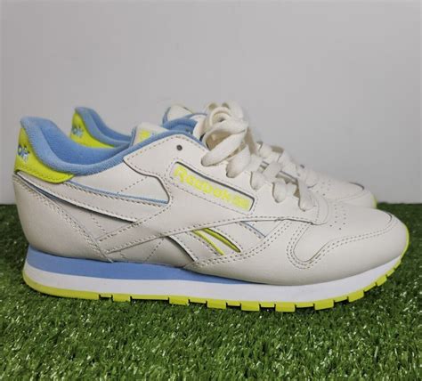 Reebok Classic Leather Running Shoes White Multi EF32… - Gem