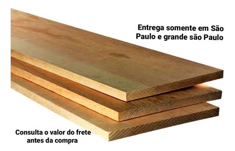 Tábua Pinus Bruta 30cmx3mts Kit 7 Peças MercadoLivre