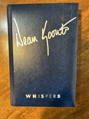 Whispers By Dean Koontz Leather Hardcover Ebay