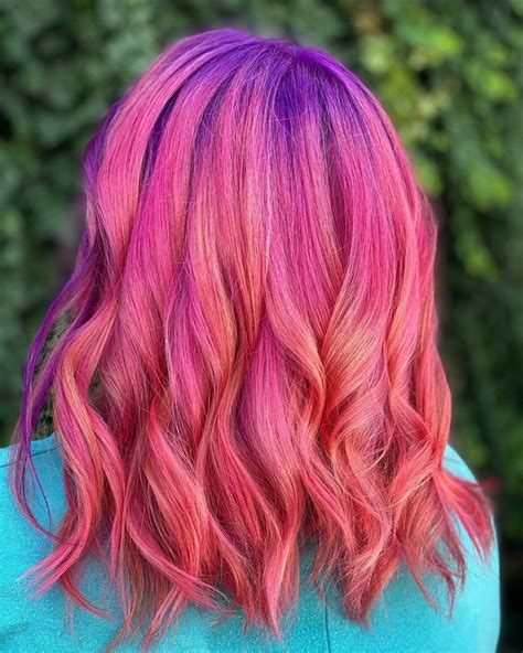 20 Pink And Purple Hair Color Ideas Trending Right Now Pink Purple