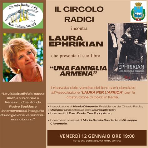 Il Circolo Radici Incontra Laura Ephrikian Giornalemio It