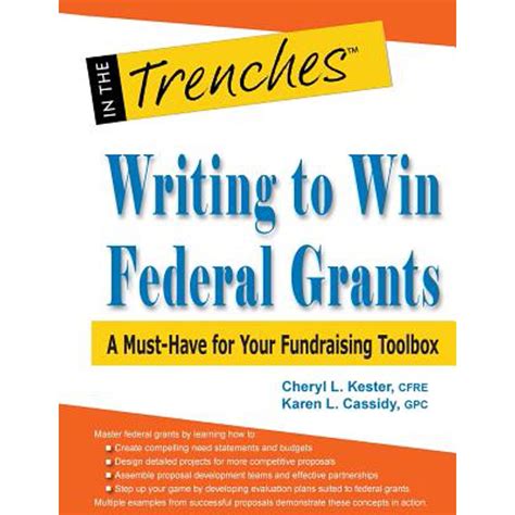 Writing To Win Federal Grants A Must Have For Your Fundraising