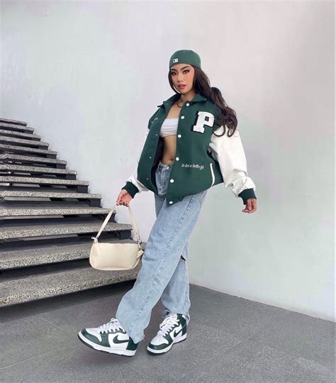 Varsity Jacket Outfits Ig Rachelleruth Stylish Summer Outfits