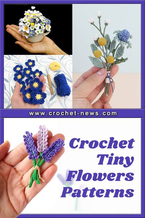 15 Crochet Tiny Flowers Patterns - Crochet News