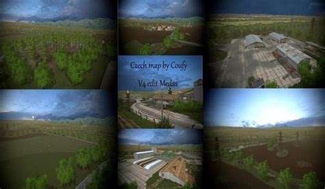 CZECH MAP BY COUFY V4 EDIT MEDAS Farming Simulator 19 17 22 Mods