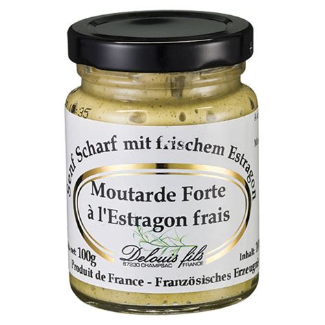 Delouis Moutarde Forte L Estragon Senf Mit Estragon Kaufen Food