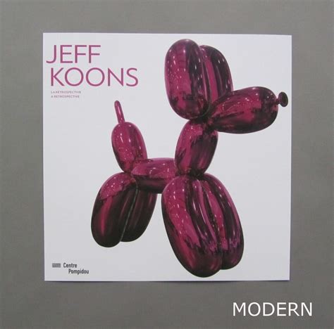 BALLOON DOG FIGURE + JEFF KOONS POSTER SET - PINK - 10 INCHES - NEW ...