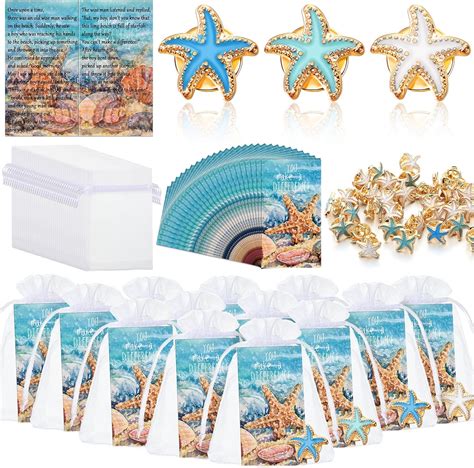 Unittype 60 Sets Starfish Story Ts Bulk Starfish Pins