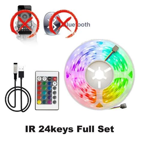 Bande Led Ir Keys Not Waterproof M Bande Lumineuse Led Rgb Avec