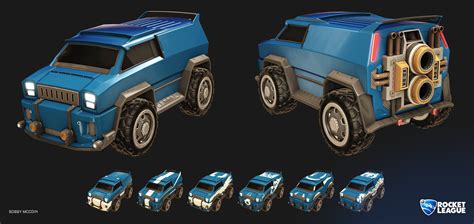 Artstation Rocket League Merc