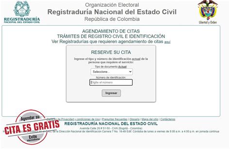 Cómo sacar una cita para sacar la cédula Gratis